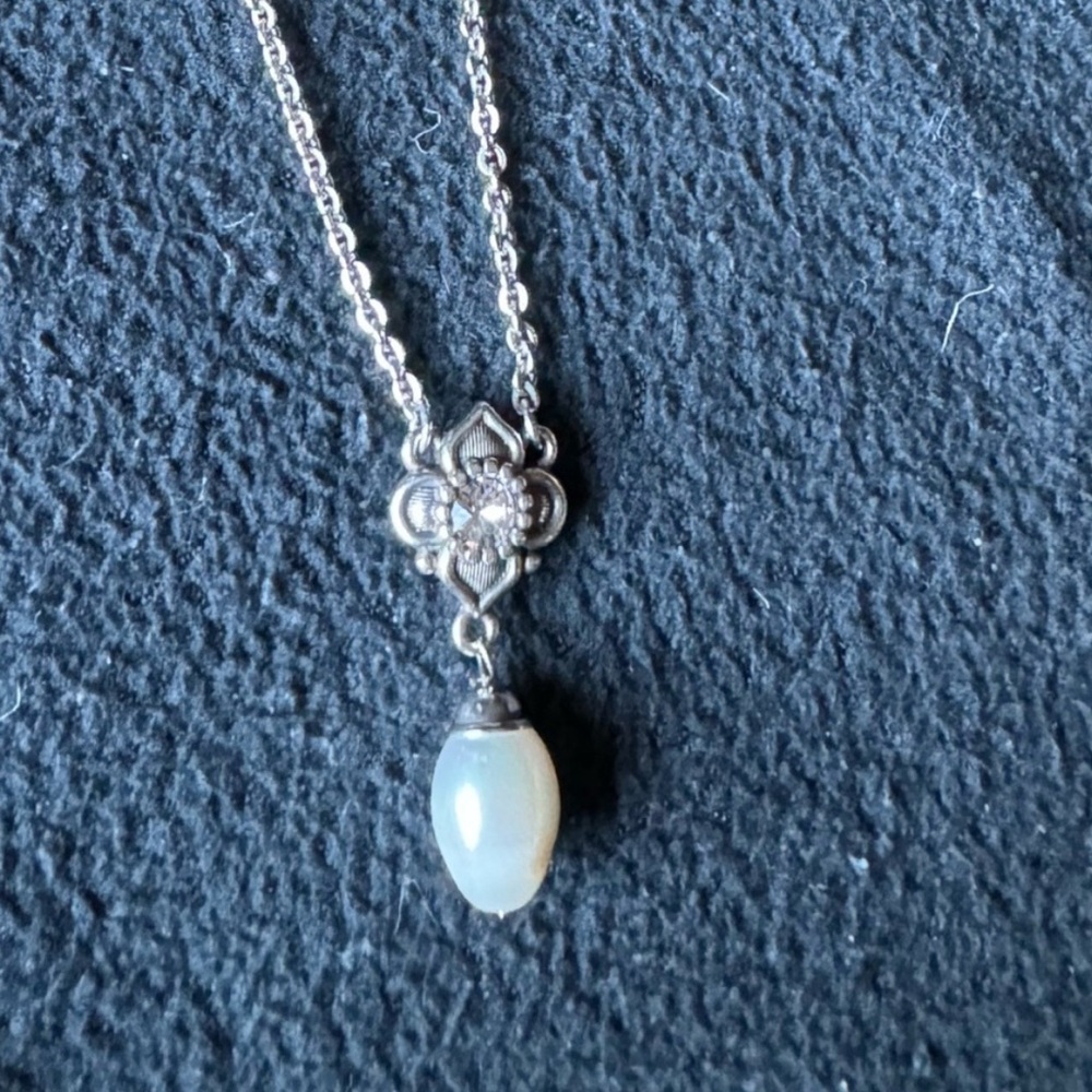 BRIGHTON NWT AL CAZAR PEARL DROP NECKLACE